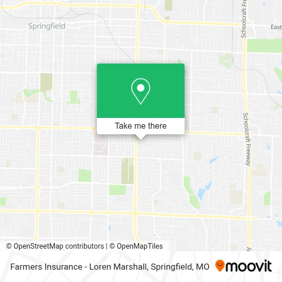 Farmers Insurance - Loren Marshall map