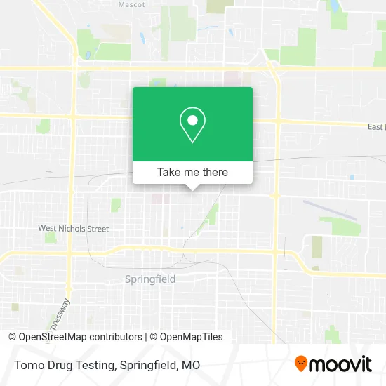 Tomo Drug Testing map