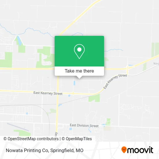 Nowata Printing Co map