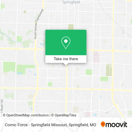 Comic Force - Springfield Missouri map