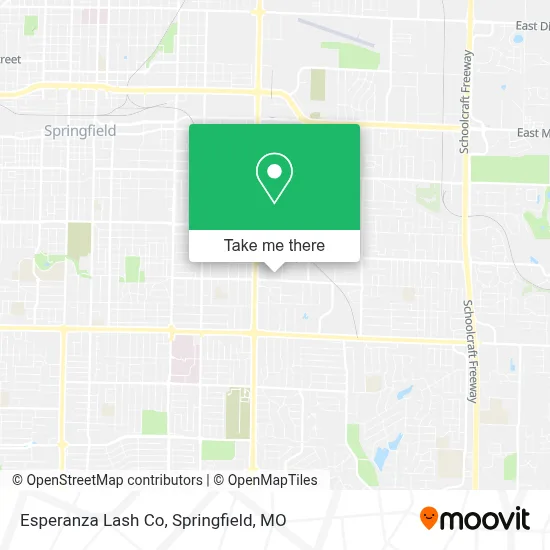 Esperanza Lash Co map