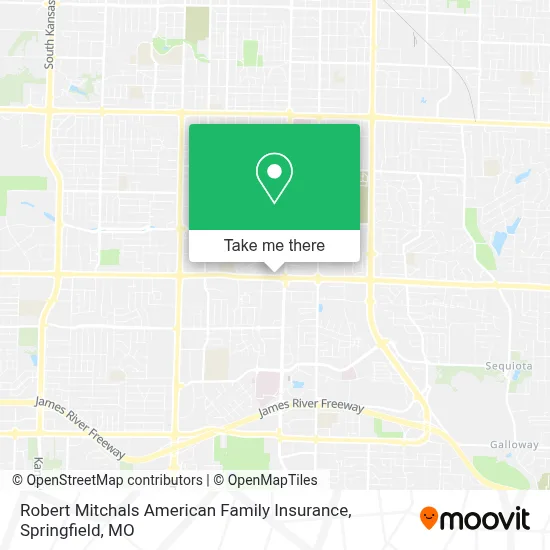 Robert Mitchals American Family Insurance map