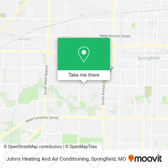 John's Heating And Air Conditioning map