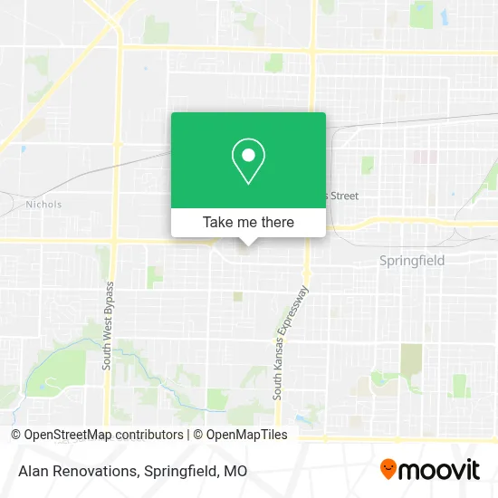 Alan Renovations map