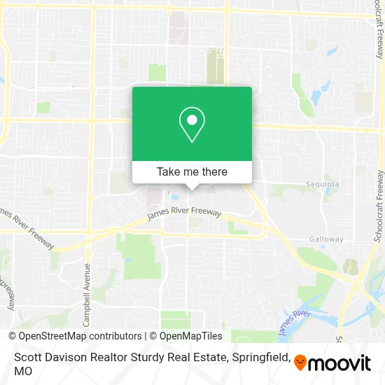 Scott Davison Realtor Sturdy Real Estate map