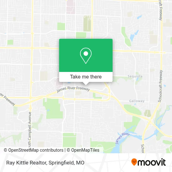 Ray Kittle Realtor map