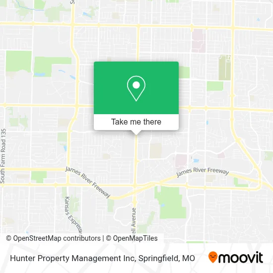 Hunter Property Management Inc map