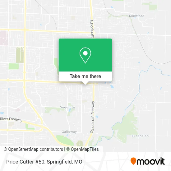 Price Cutter #50 map