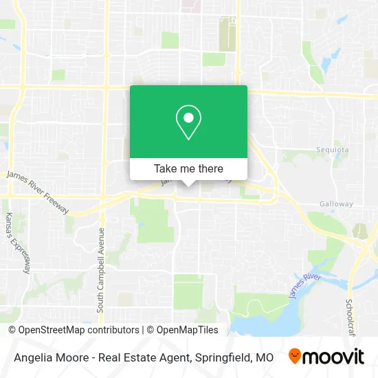Angelia Moore - Real Estate Agent map