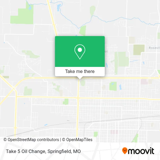 Take 5 Oil Change map