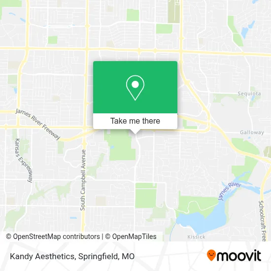 Kandy Aesthetics map