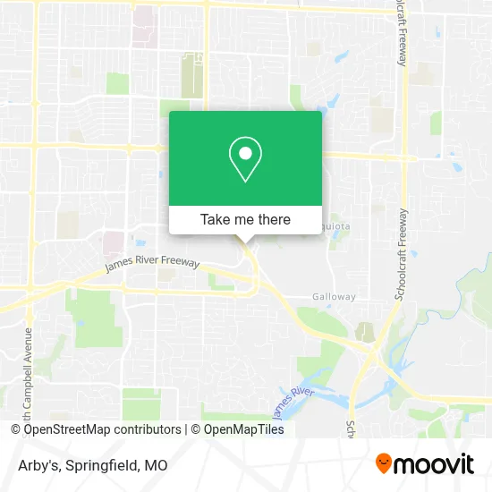 Arby's map