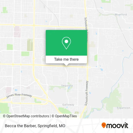 Becca the Barber map
