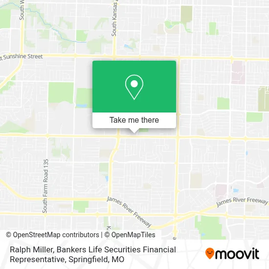 Ralph Miller, Bankers Life Securities Financial Representative map