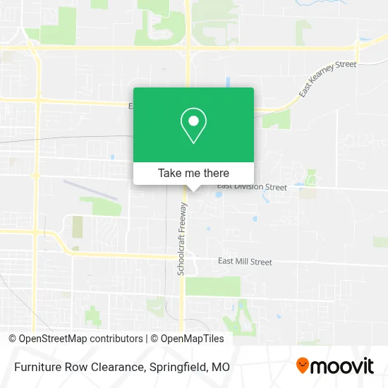 Furniture Row Clearance map