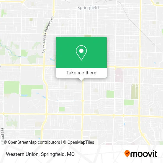 Western Union map