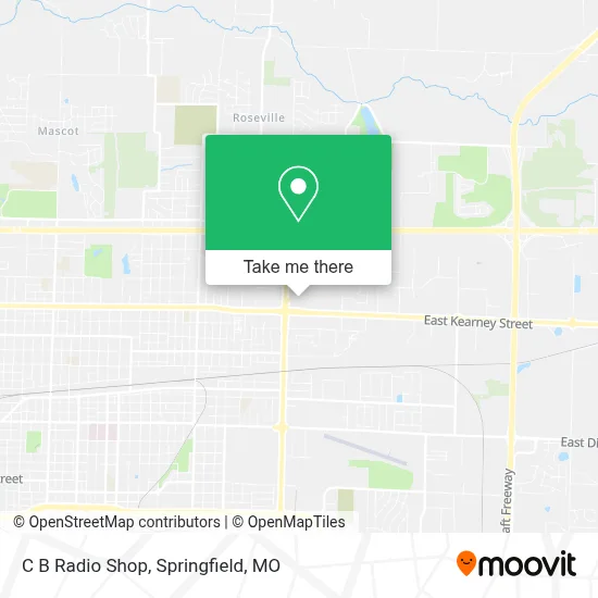 C B Radio Shop map