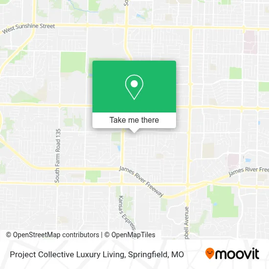 Project Collective Luxury Living map