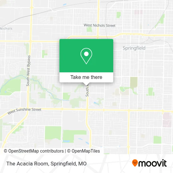 The Acacia Room map