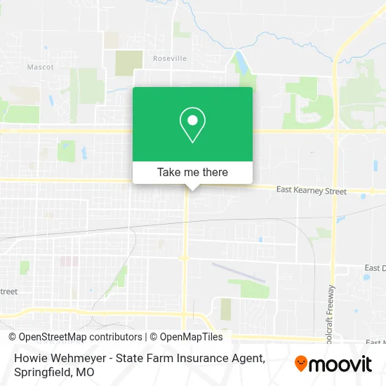 Mapa de Howie Wehmeyer - State Farm Insurance Agent