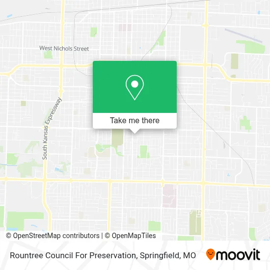Mapa de Rountree Council For Preservation