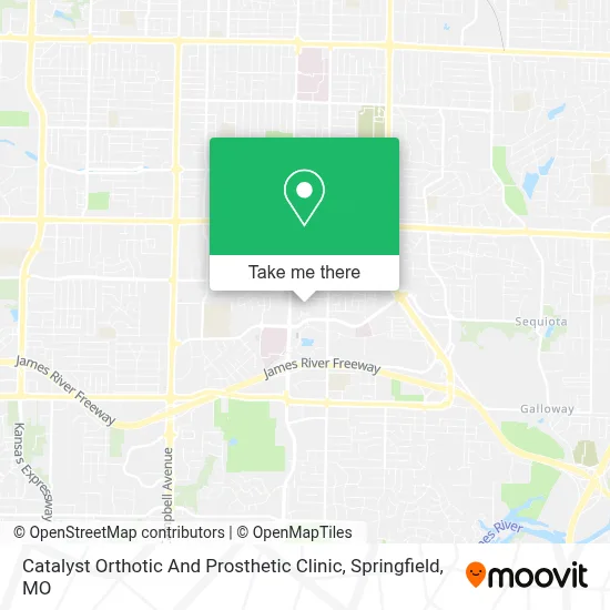 Catalyst Orthotic And Prosthetic Clinic map