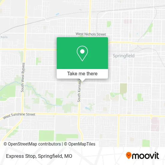 Express Stop map
