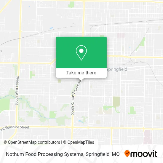 Mapa de Nothum Food Processing Systems