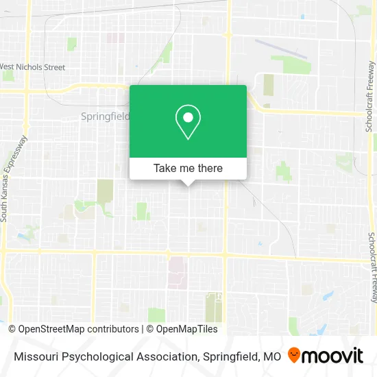 Missouri Psychological Association map