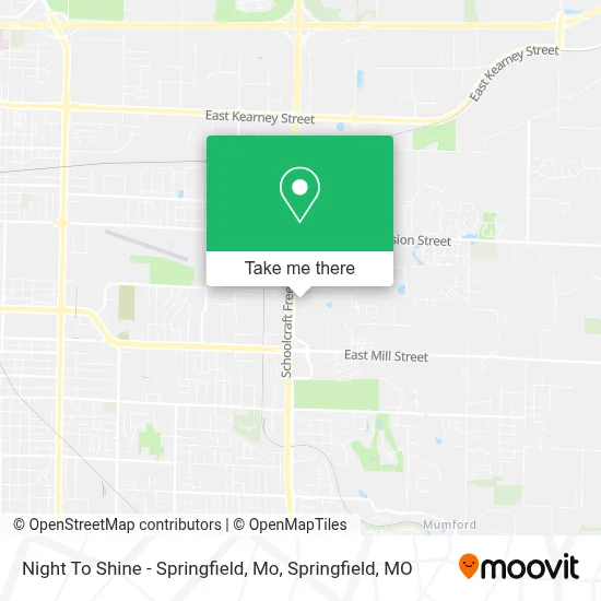 Night To Shine - Springfield, Mo map