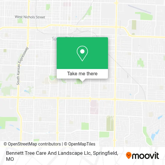 Bennett Tree Care And Landscape Llc map