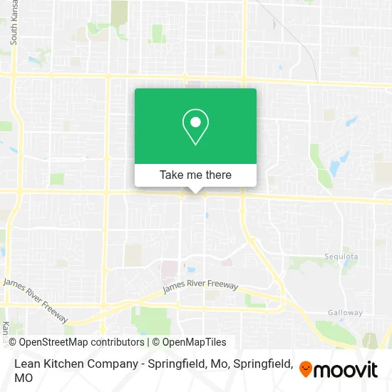 Lean Kitchen Company - Springfield, Mo map