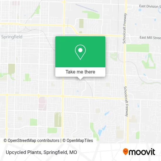 Upcycled Plants map