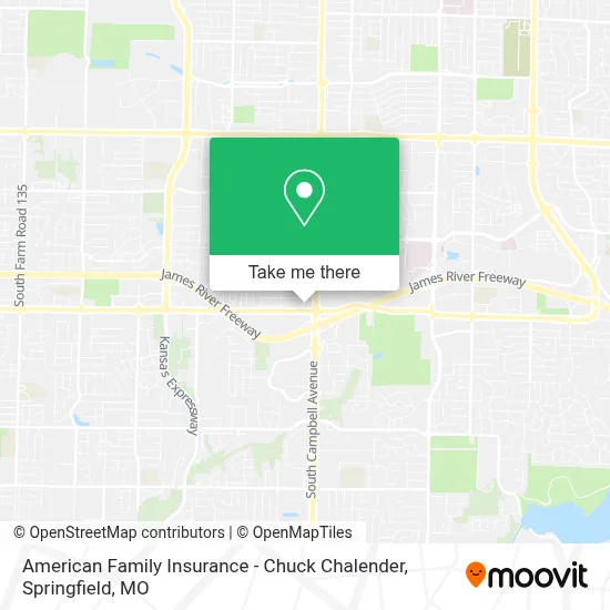 Mapa de American Family Insurance - Chuck Chalender