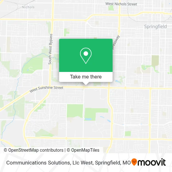 Communications Solutions, Llc West map