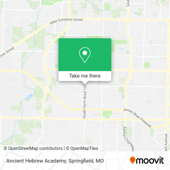 Ancient Hebrew Academy map