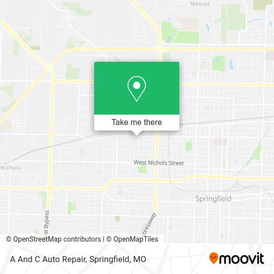 A And C Auto Repair map