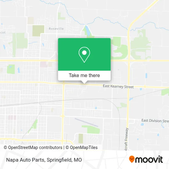 Napa Auto Parts map
