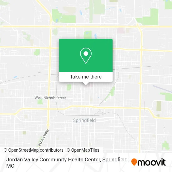 Jordan Valley Community Health Center map
