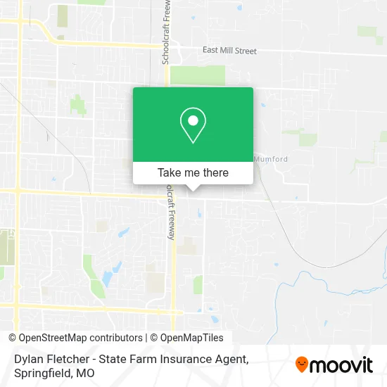 Mapa de Dylan Fletcher - State Farm Insurance Agent