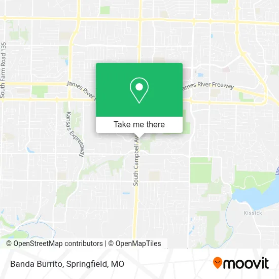 Banda Burrito map