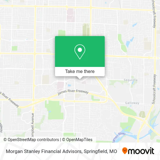 Morgan Stanley Financial Advisors map