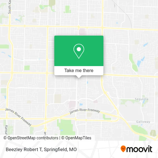 Beezley Robert T map