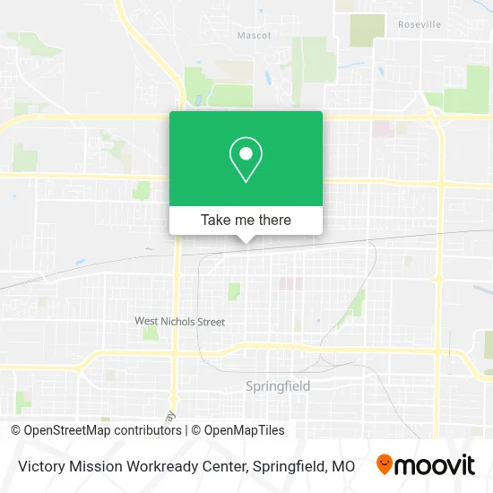 Victory Mission Workready Center map