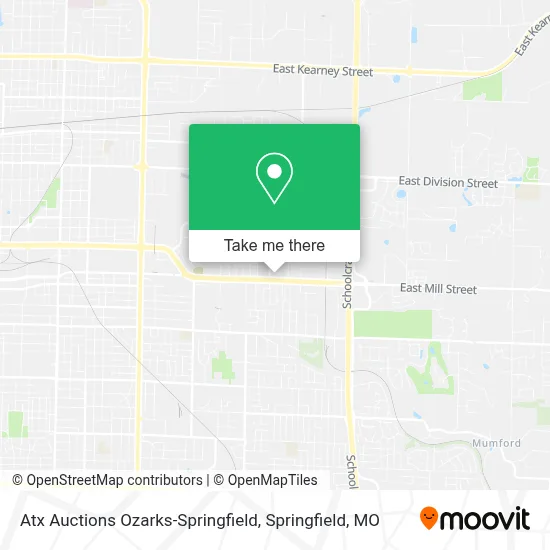 Atx Auctions Ozarks-Springfield map