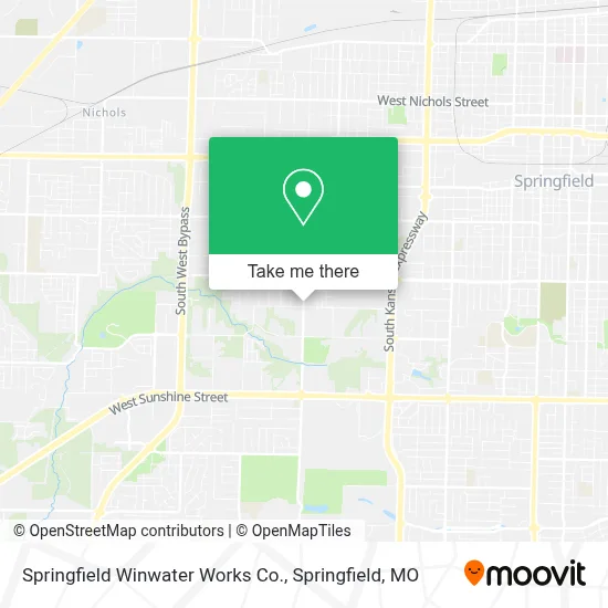 Mapa de Springfield Winwater Works Co.