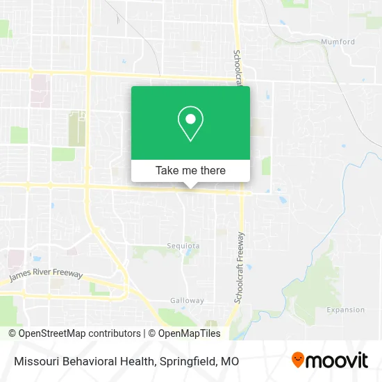 Missouri Behavioral Health map