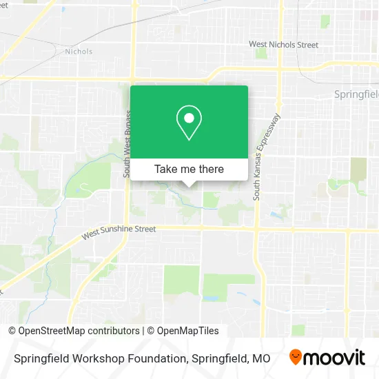 Springfield Workshop Foundation map