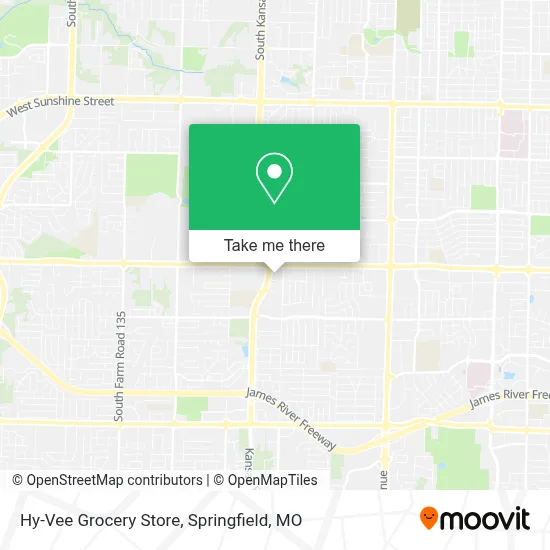 Hy-Vee Grocery Store map
