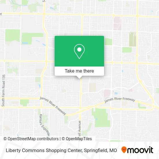 Liberty Commons Shopping Center map